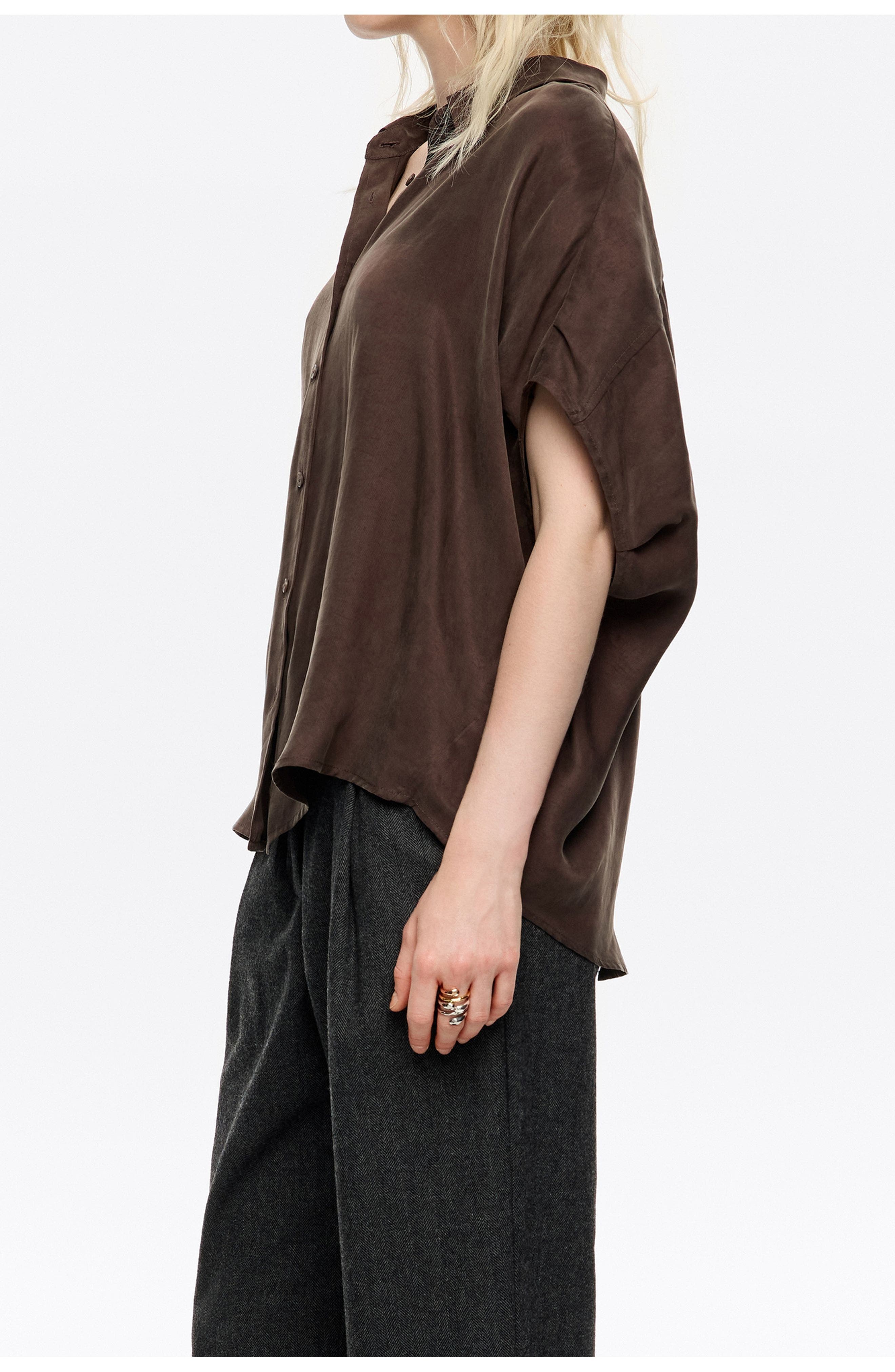 Fluid Cape Shirt - image 4