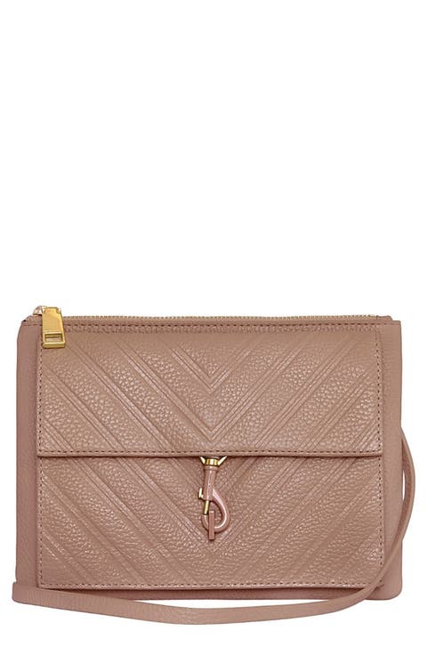 Edie Embossed Crossbody Bag