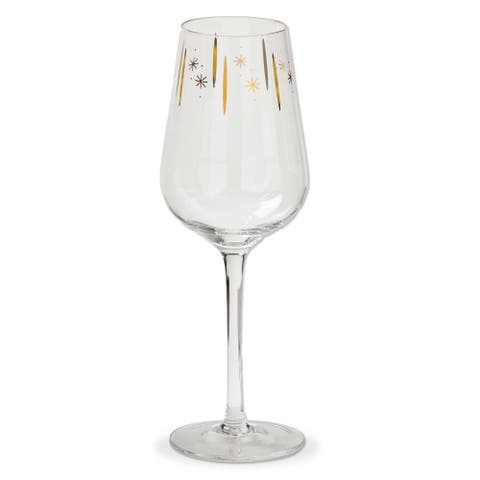 Starlight All Purpose Wine Glass Gold Drinkware for Bar