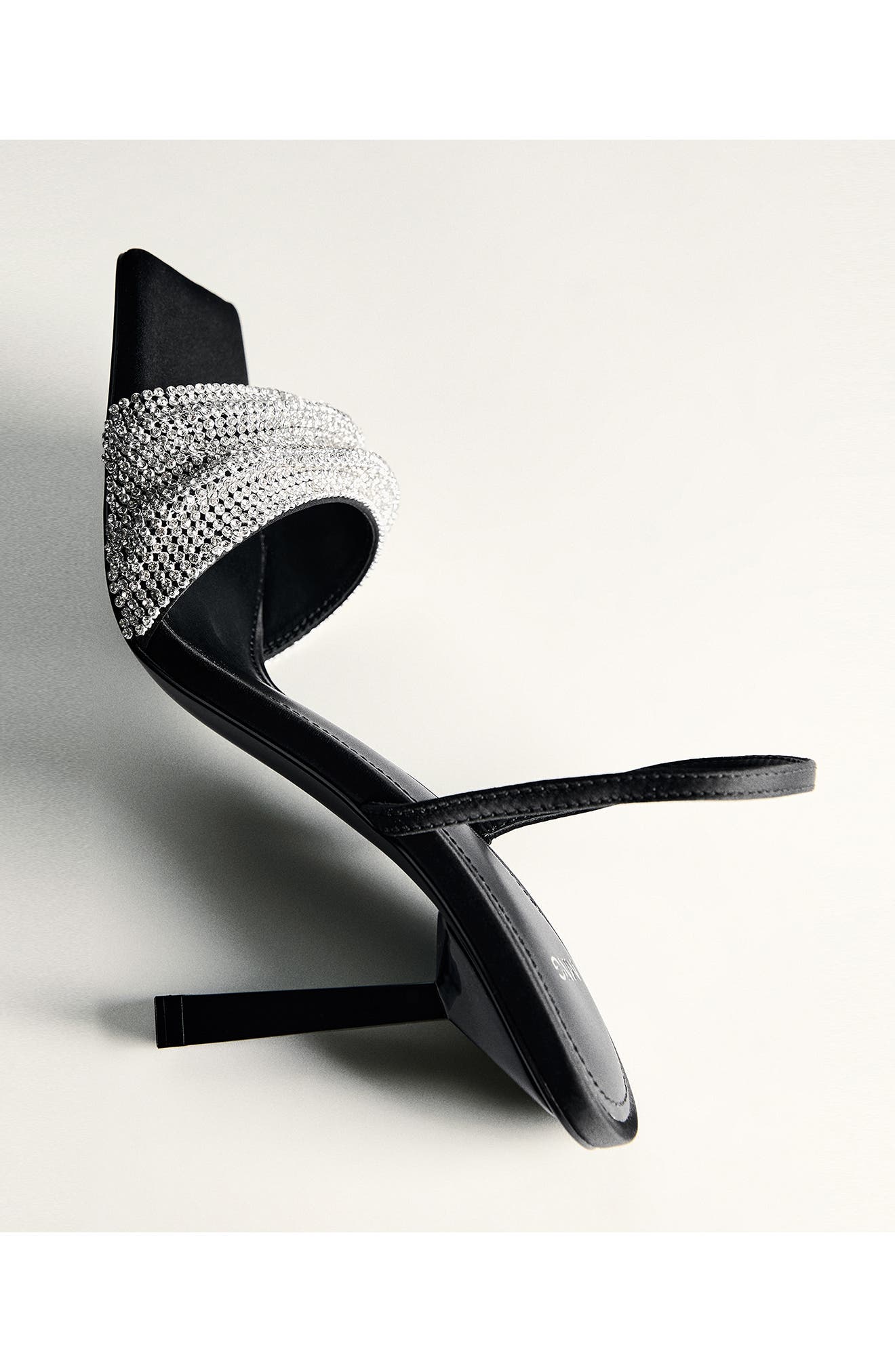 MANGO Slingback Sandal, Alternate, color, Black