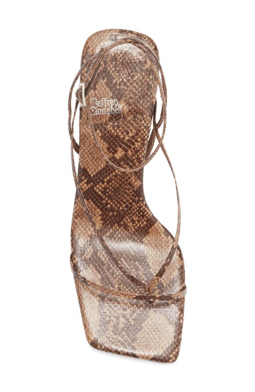 Jeffrey Campbell Fluxx Sandal In Animal Print