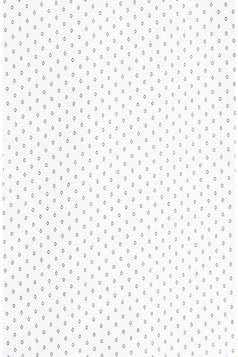 Figtre Slim Fit Print Sport Shirt, Alternate, color, WHITE