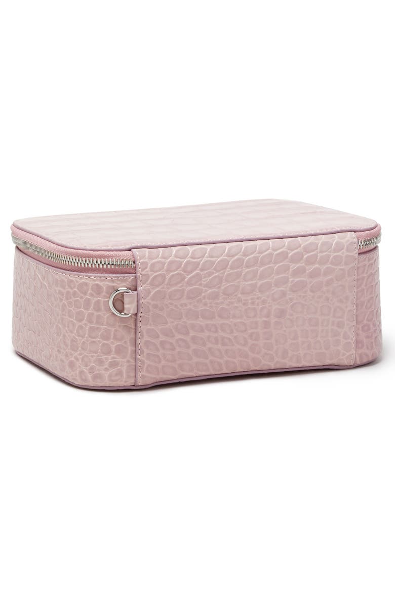 Pop & Suki Croc Embossed Bigger Makeup Bag, Alternate, color, 