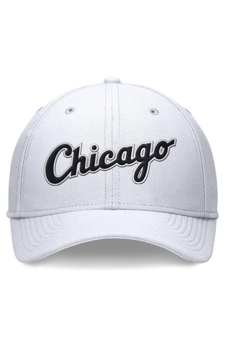 Men's Nike White Chicago White Sox Evergreen Performance Flex Hat, Alternate, color, White