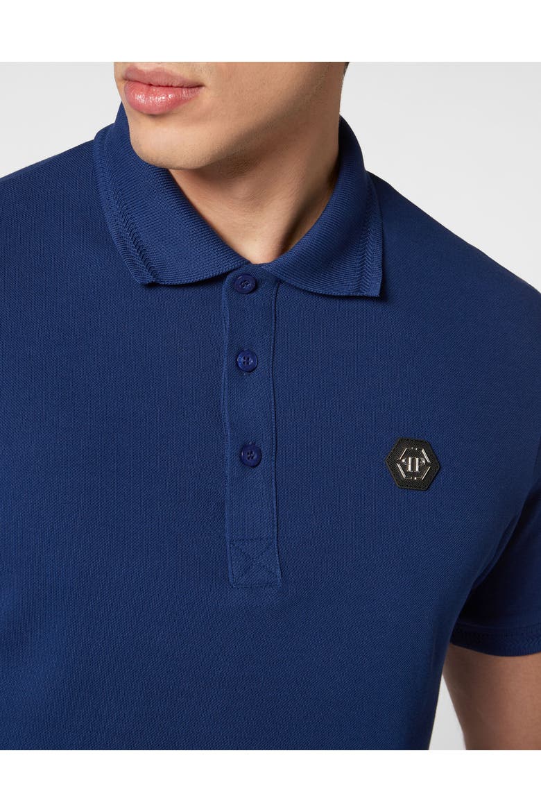Polo Shirt Ss Gothic Plein Men, Alternate, color, darkblue
