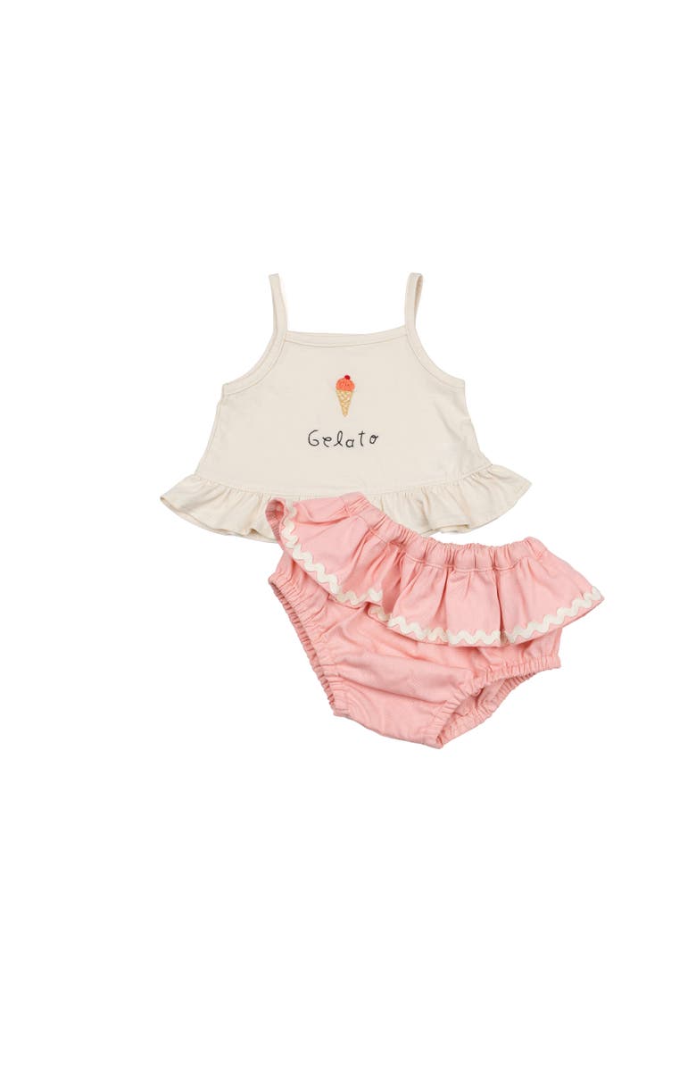 Wild Wawa Ruffle Bloomer Set, Main, color, Gelato