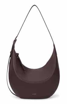 Crescent Leather Shoulder Bag