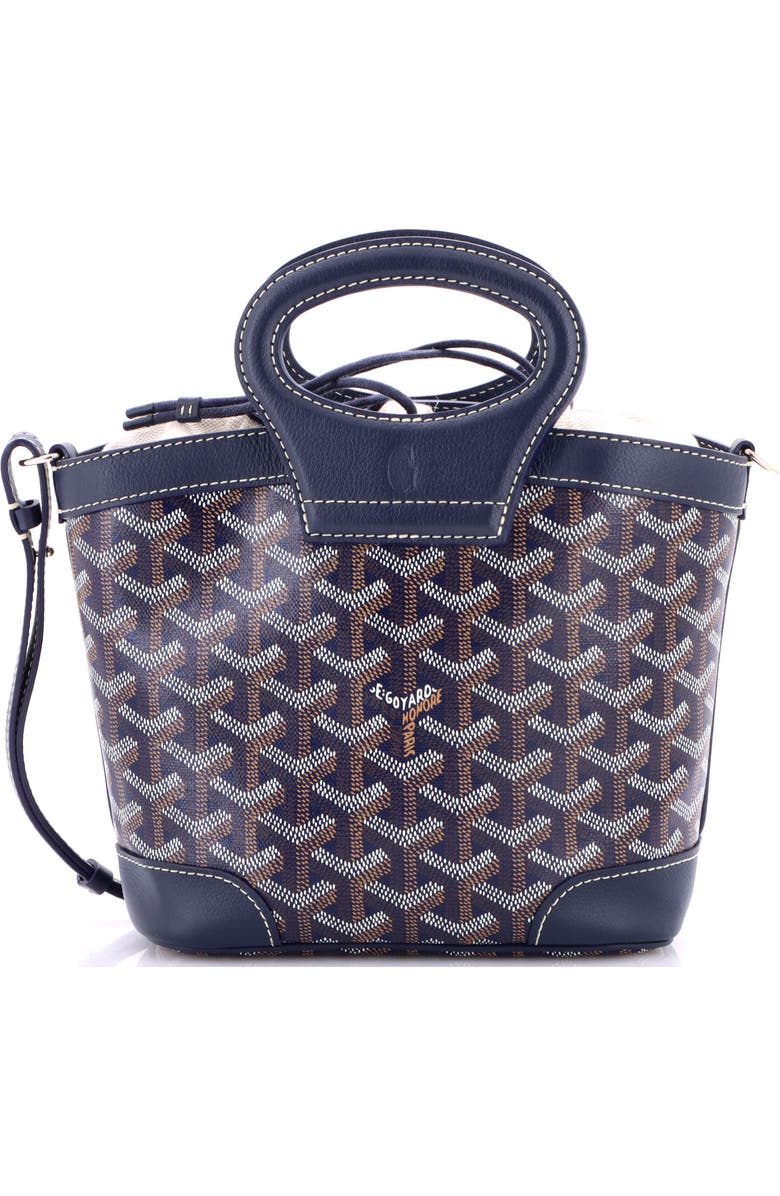 Pre-Owned Goyard Beluga Bag Coated Canvas Mini, Main, color, Blue