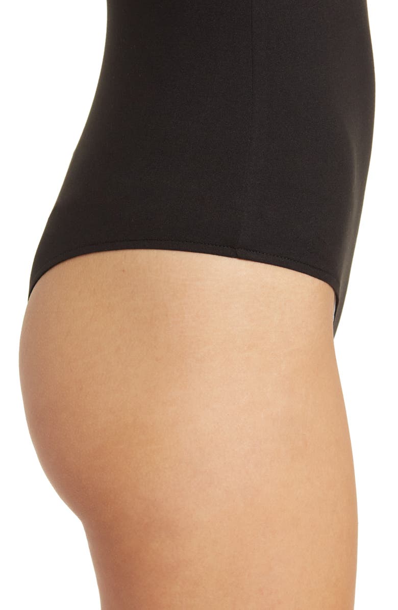 Steve Madden BB DAKOTA BY STEVE MADDEN Long Sleeve V-Neck Bodysuit, Alternate, color, 