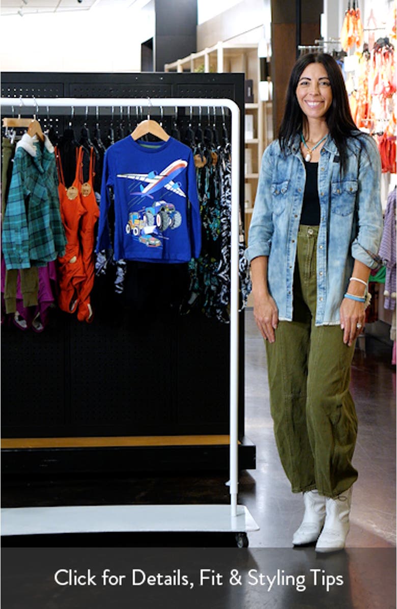 Kids' Vehicles Long Sleeve Cotton Graphic T-Shirt, sales video thumbnail