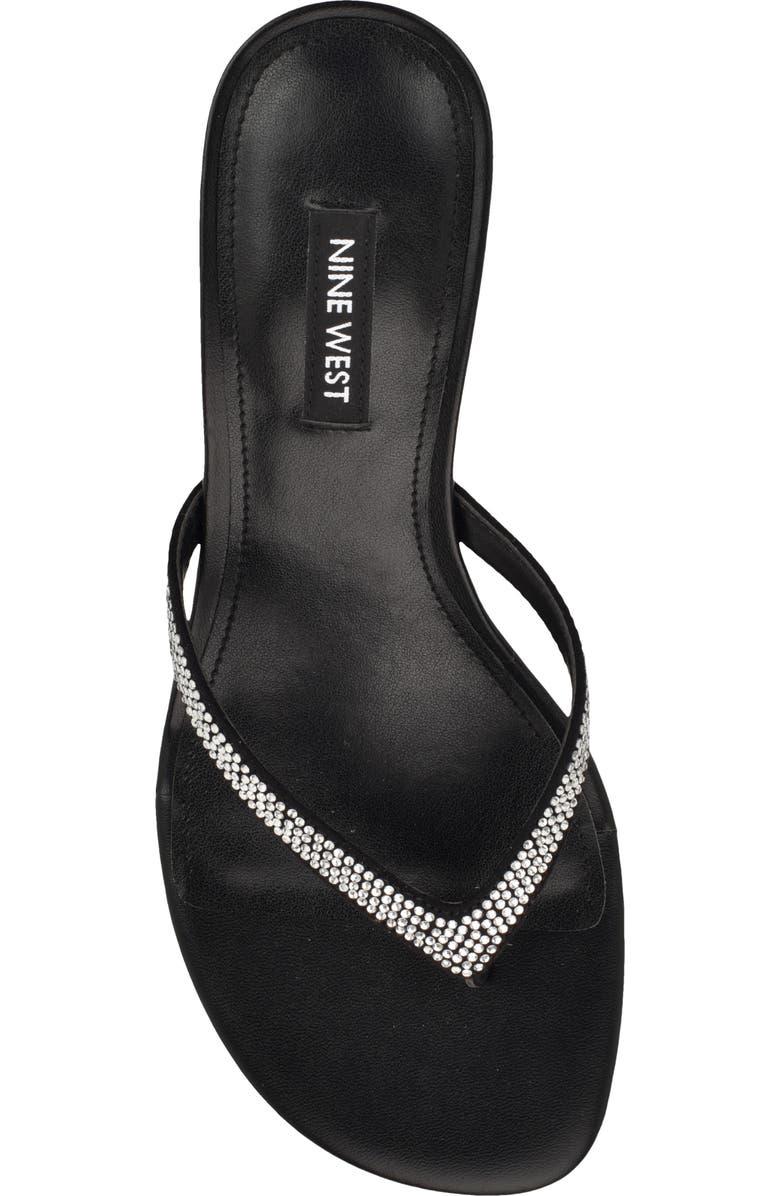 Nine West Cruiseh Flip Flop, Alternate, color, Black 002