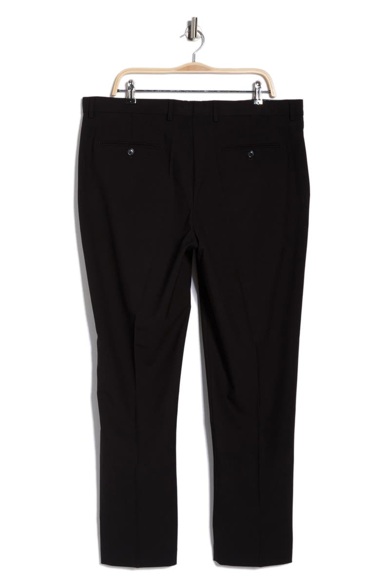 Original Penguin Flat Front Dress Pants, Alternate, color, Black