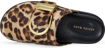 Archibald Faux Calf Hair Clog