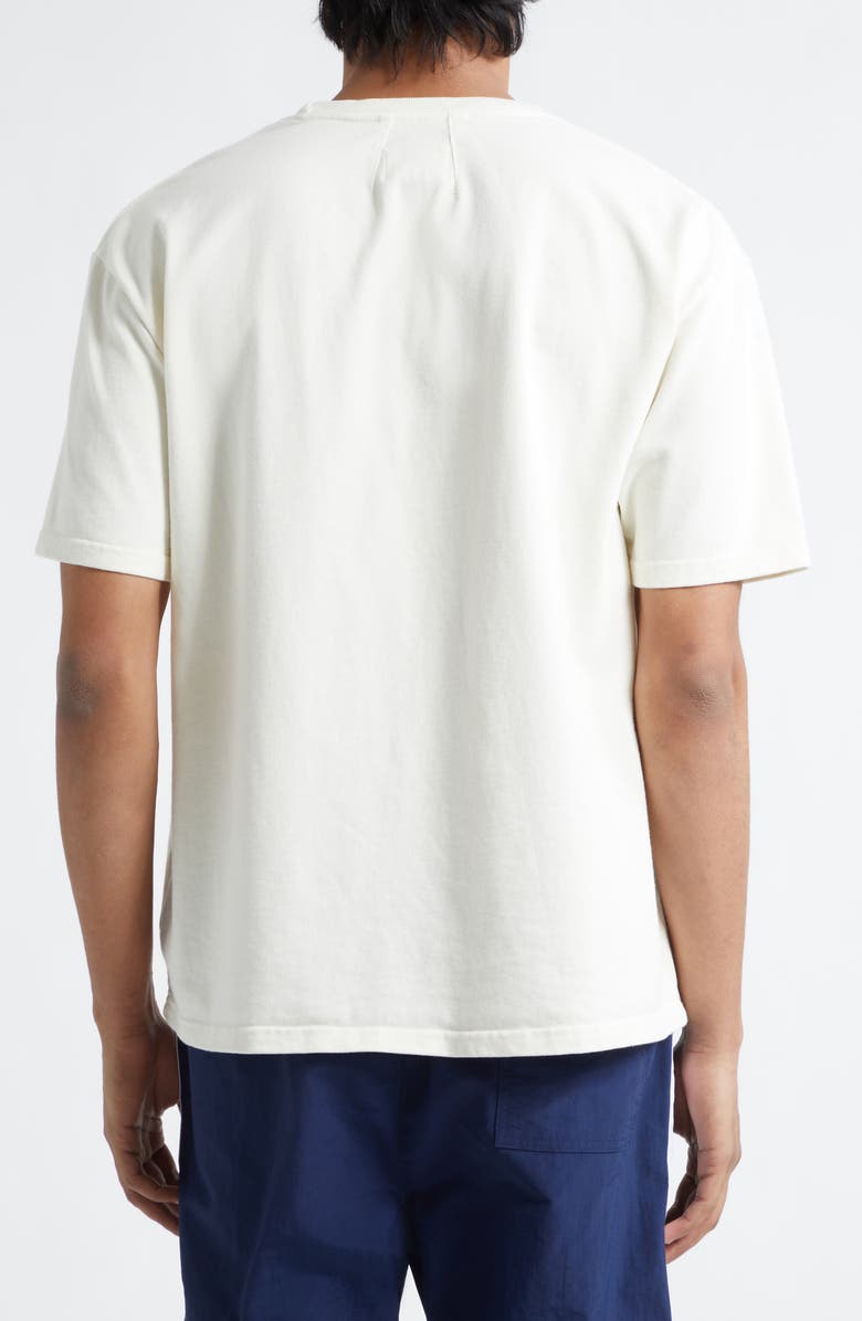 Rhude Virgin Islands Script Logo Graphic T-Shirt, Alternate, color, Vintage White/ Black/ Green