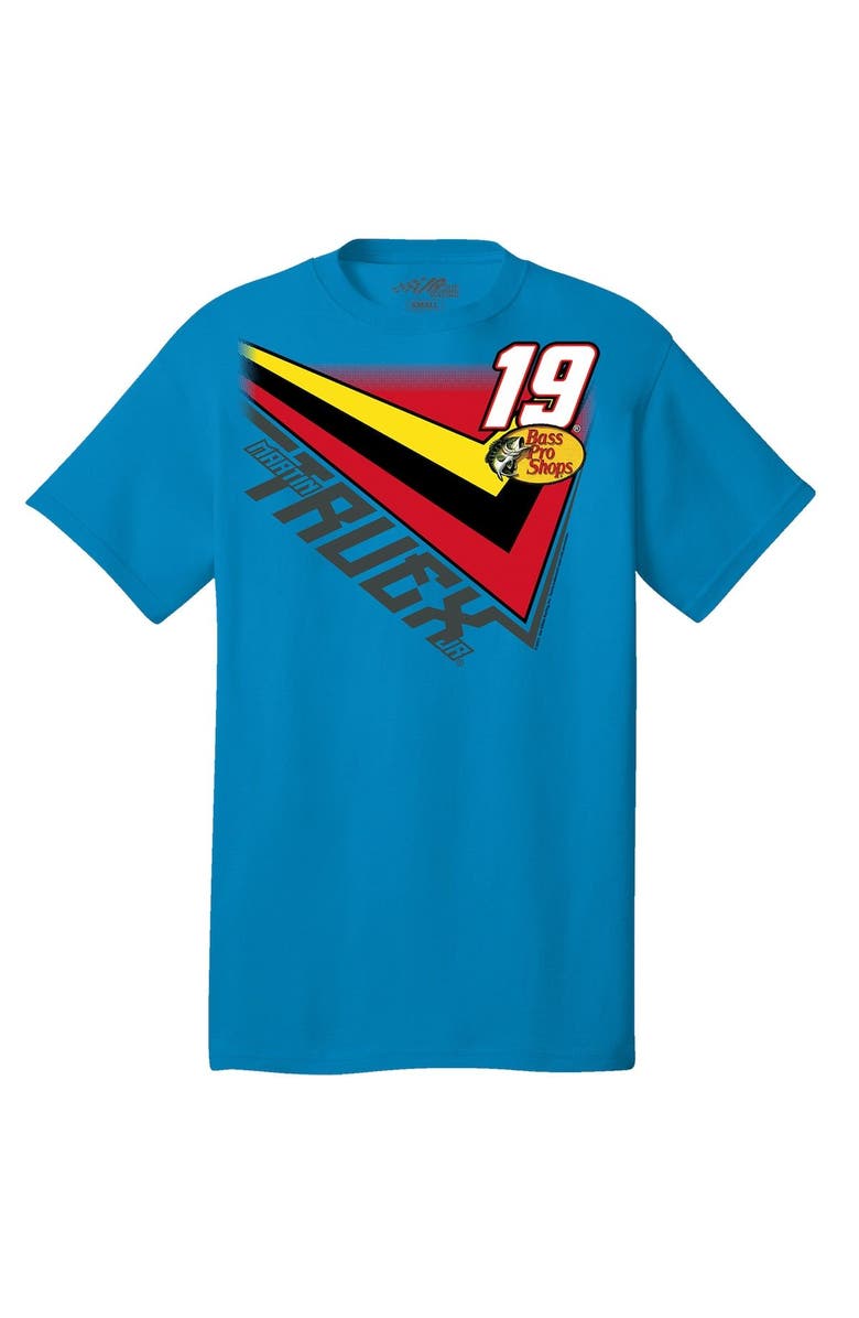 JOE GIBBS RACING TEAM COLLECTION Men's Joe Gibbs Racing Team Collection Blue Martin Truex Jr Extreme T-Shirt, Alternate, color, Blue