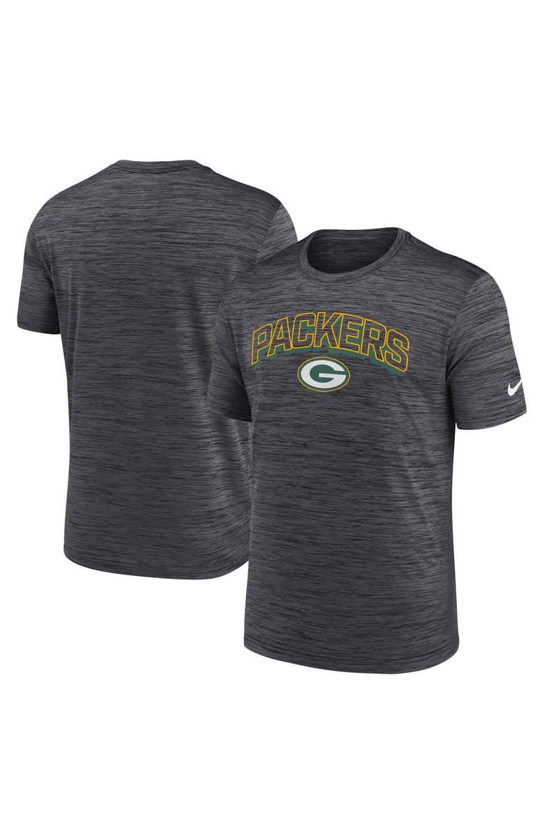 Nike Men's Nike Charcoal Green Bay Packers Velocity Performance T-Shirt, Alternate, color, Charcoal