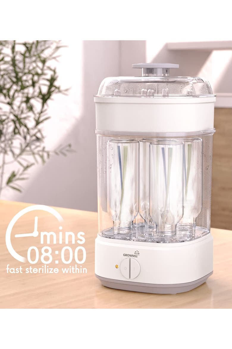 Bottle Sterilizer, Alternate, color, White