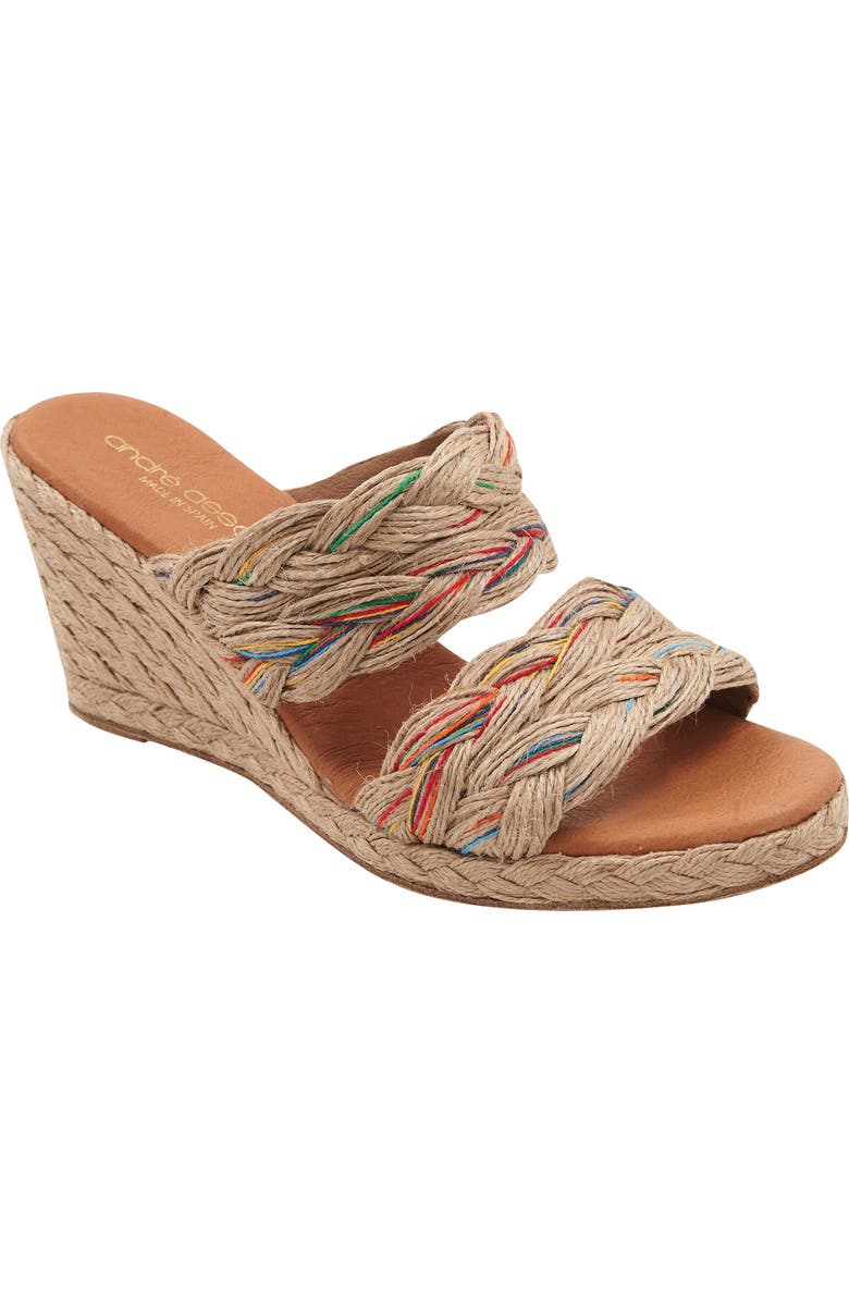 André Assous Nolita Wedge Sandal, Main, color,