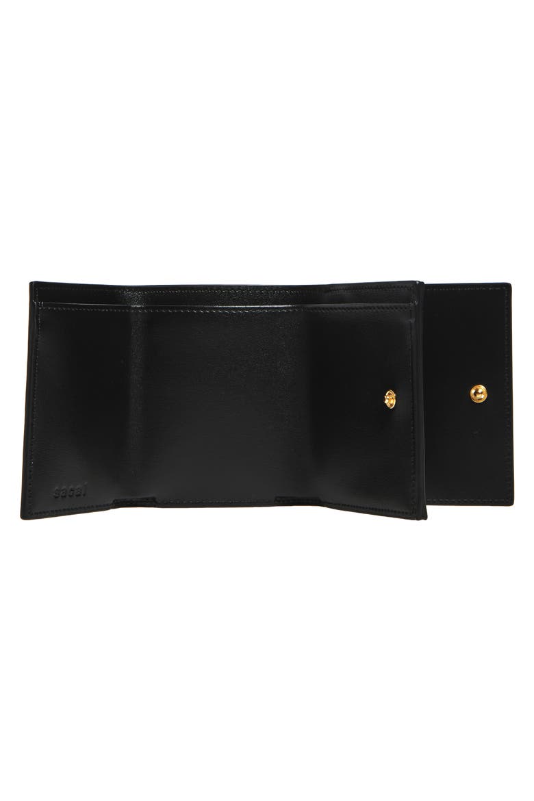 Loop Tie Leather Trifold Wallet (Women) | Nordstrom