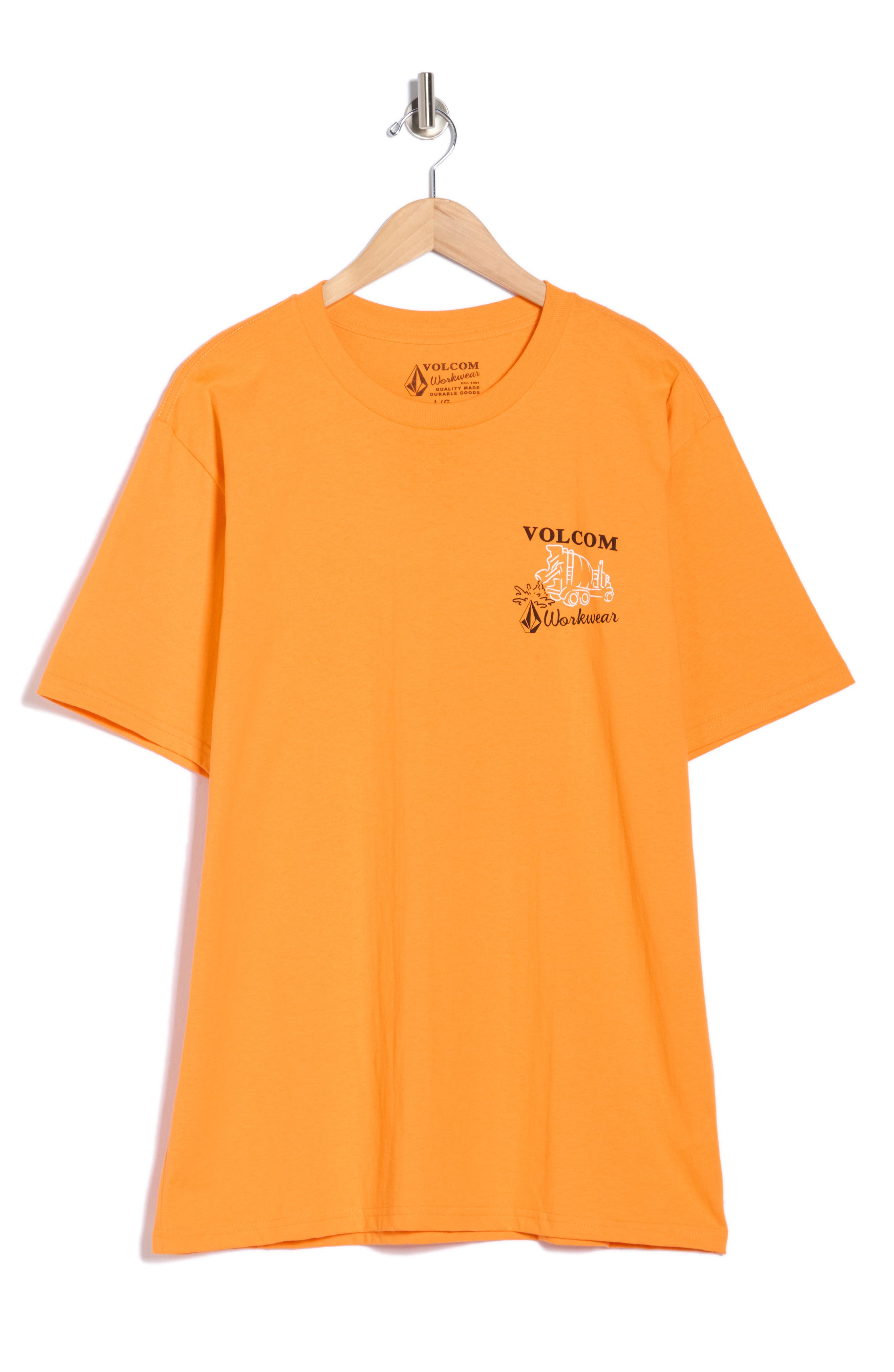Volcom Pour Choices Graphic T-shirt In Orange