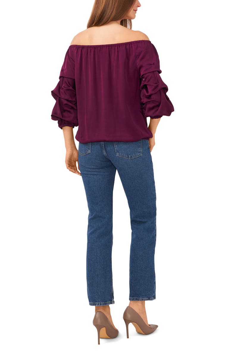 Vince Camuto Off the Shoulder Bubble Sleeve Top, Alternate, color,