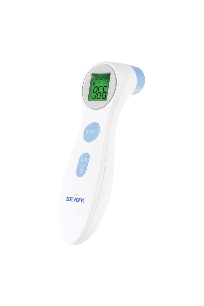 Economy Infrared Forehead Thermometer, Main, color, White