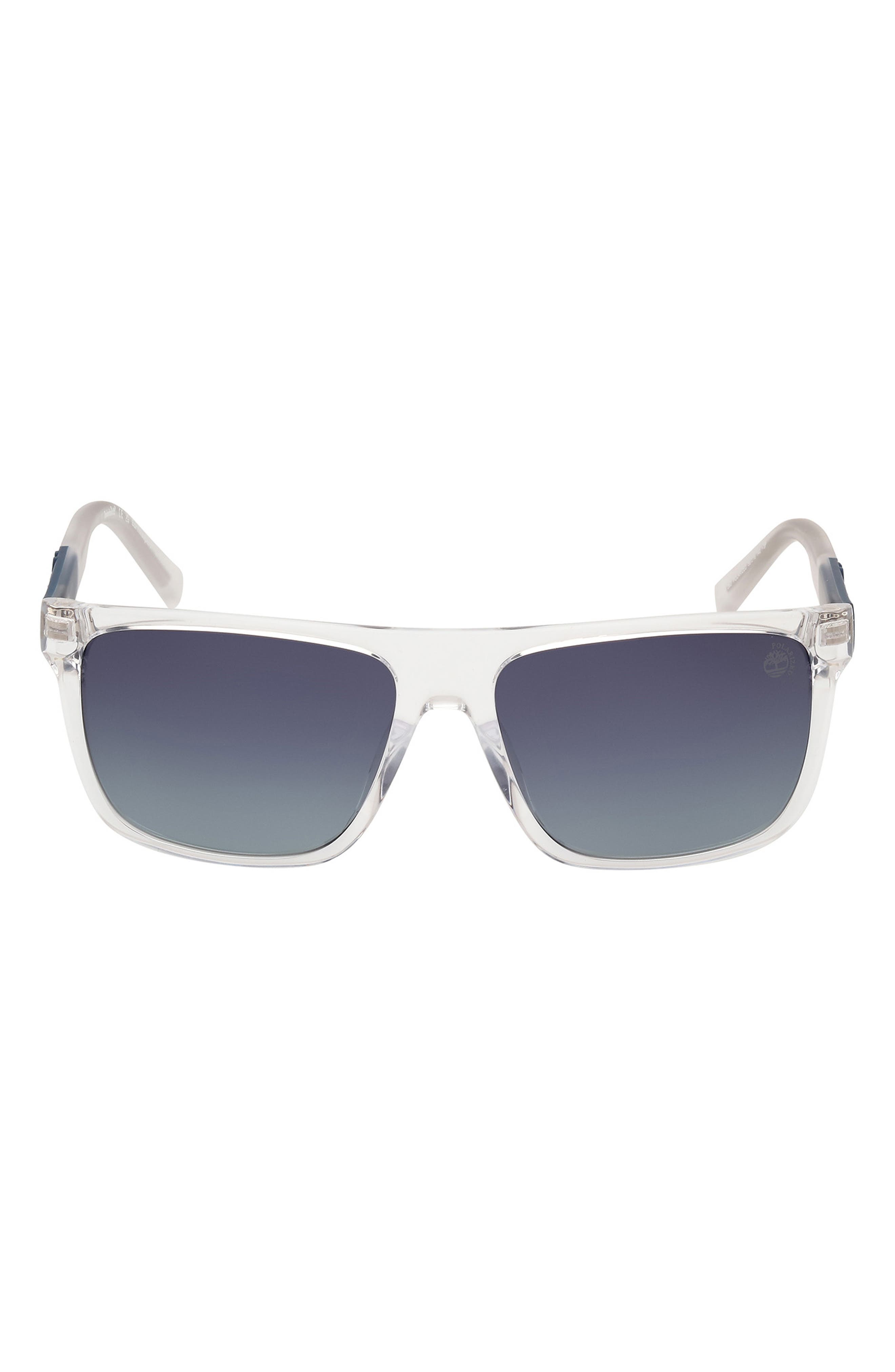 Timberland 59mm Polarized Square Sunglasses