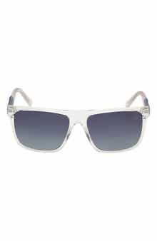 Timberland 59mm Polarized Square Sunglasses