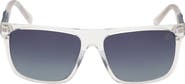 Timberland 59mm Polarized Square Sunglasses