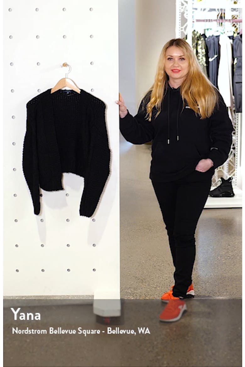 Texture Open Front Cardigan video