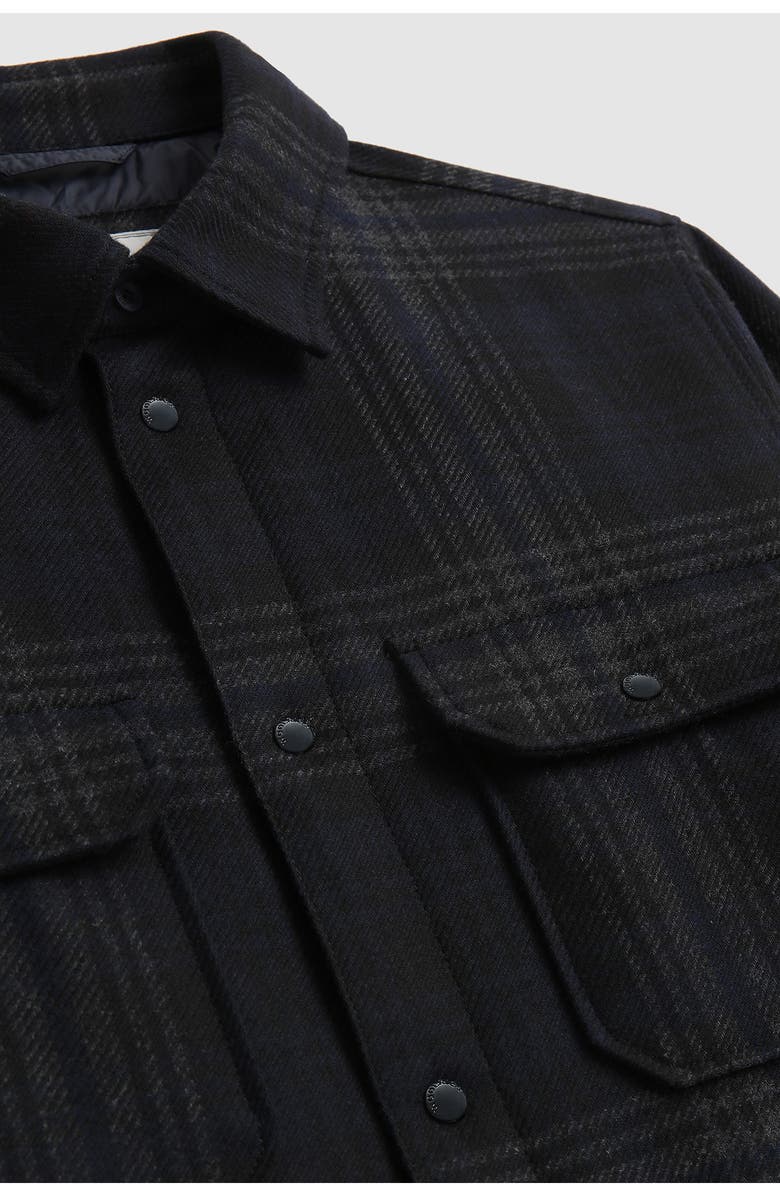 Woolrich Quilted Down Check Overshirt, Alternate, color, 