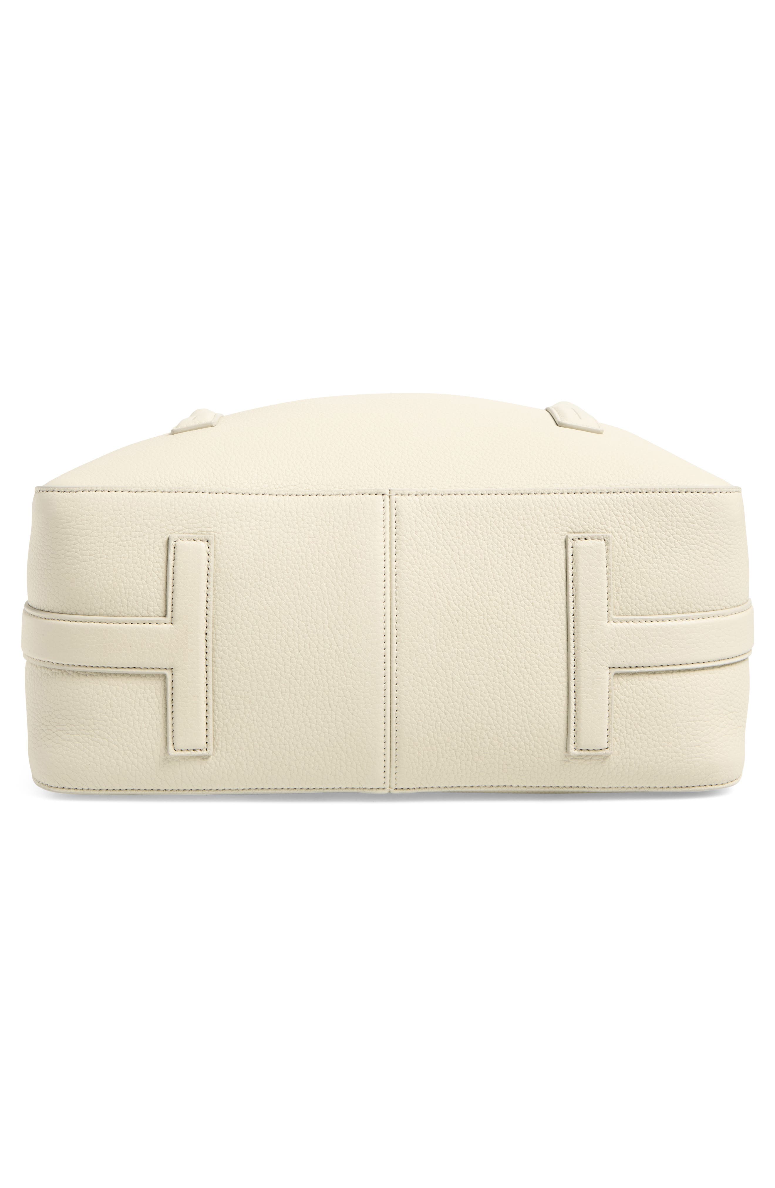 Medium Eclipse Grain Leather Shoulder Bag, Alternate, color, DOVE GREY
