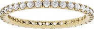 Jennifer Fisher 18K Gold Lab Created Diamond Eternity Ring - 0.68 ctw