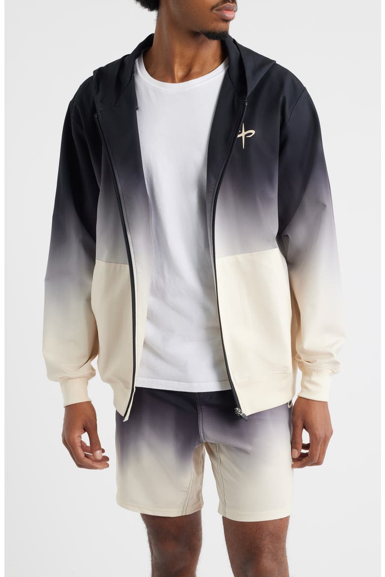 Twitch Edition - Tempo Fade Tech Zip Jacket, Main, color, CREAM