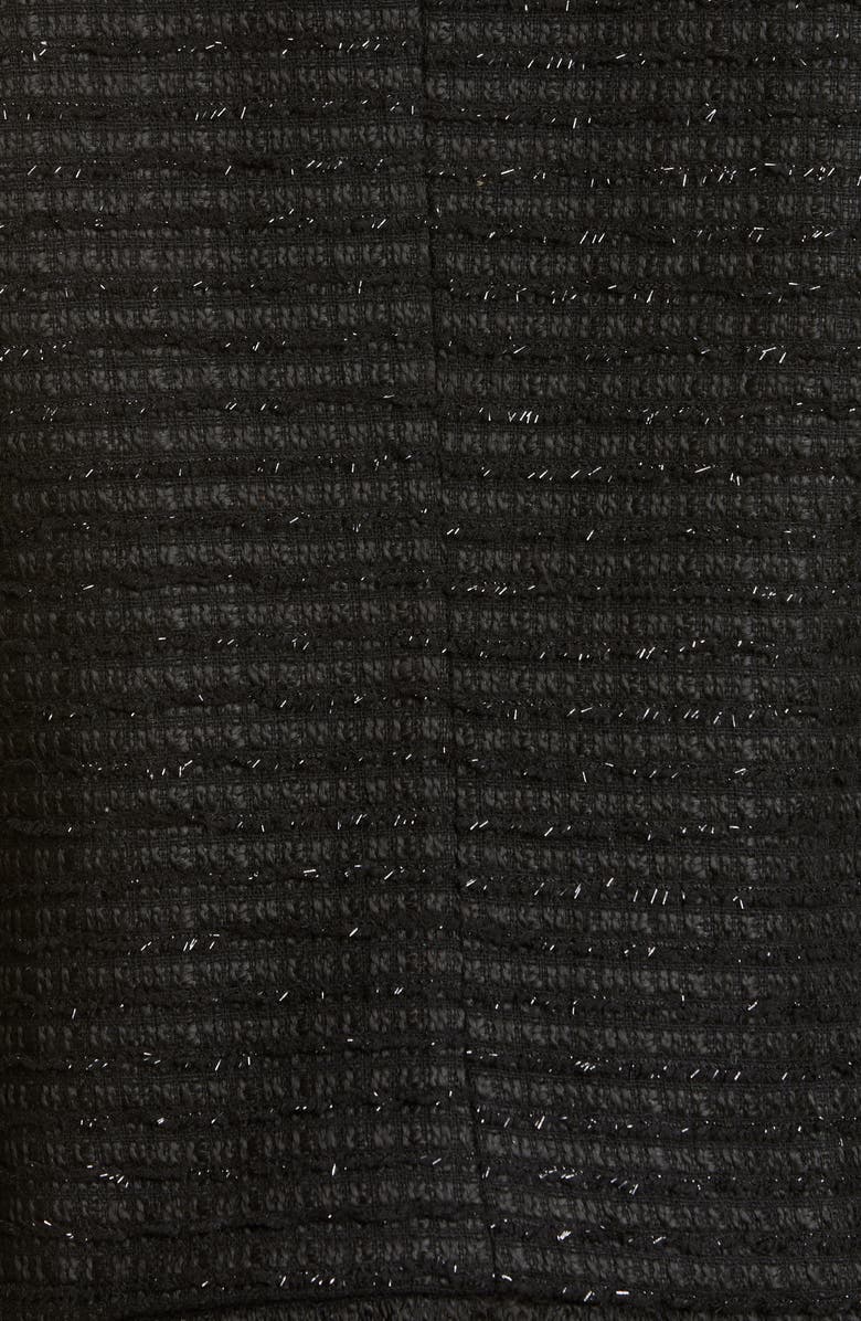L'AGENCE Angelina Sequin Tweed Jacket, Alternate, color, 