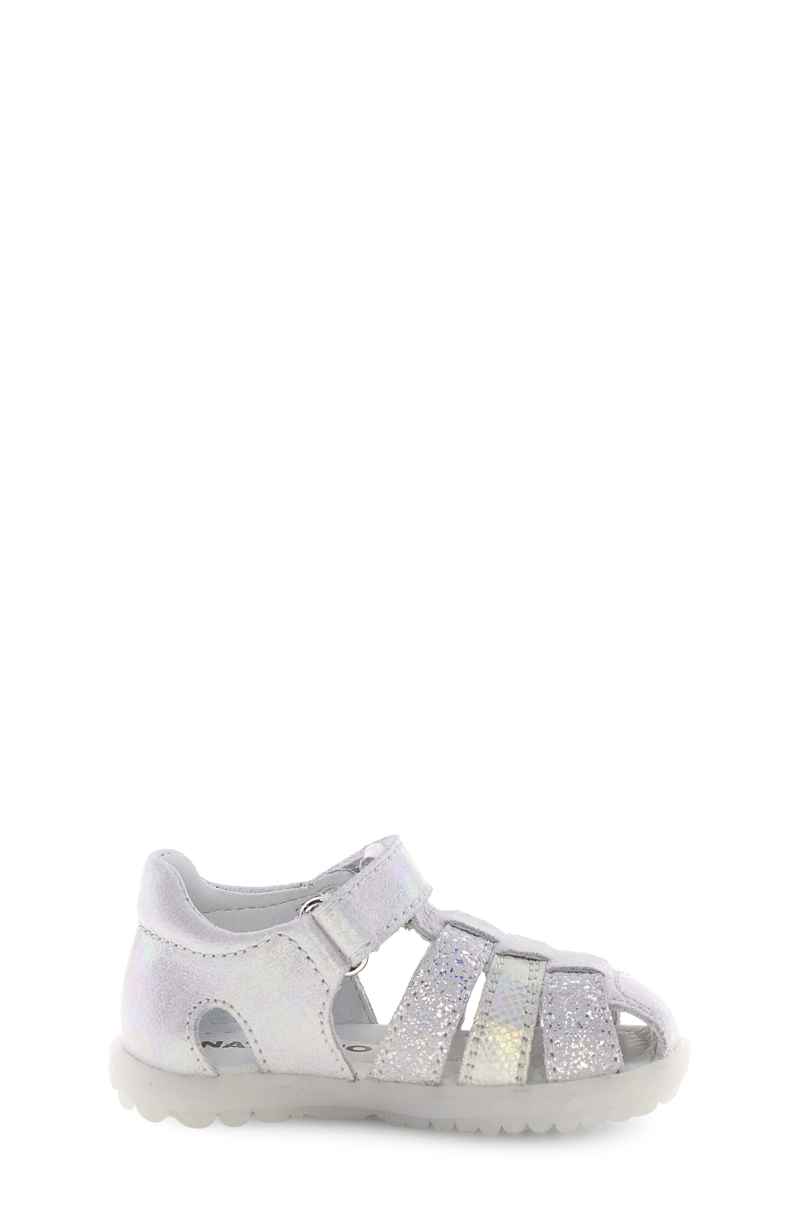 Naturino See Fisherman Sandal, Alternate, color, White