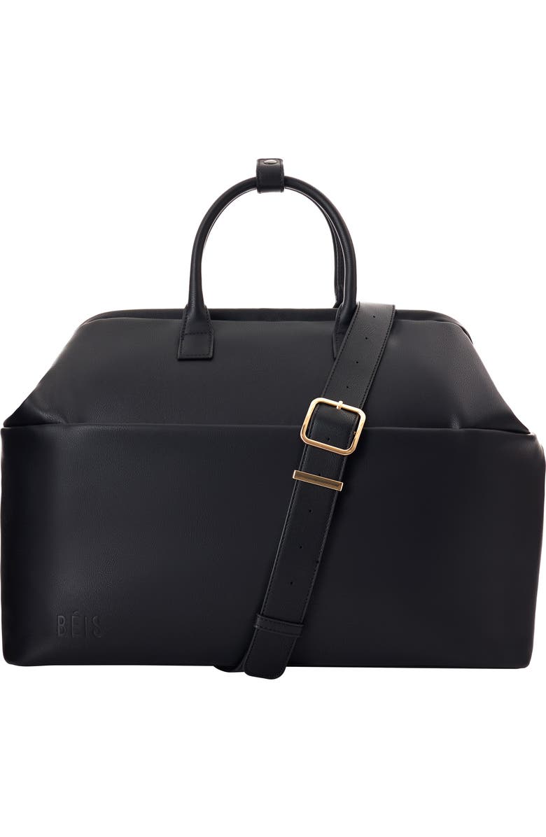 Béis The Wicked Faux Leather Weekend Bag, Main, color,