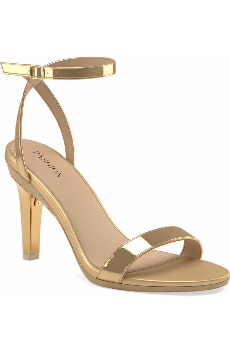 Pashion Footwear The Brenna 4" Stiletto, Main, color, Gold