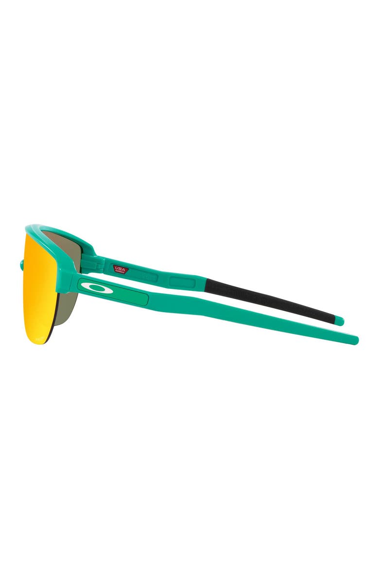 Corridor 142mm Semi Rimless Prizm™ Polarized Shield Sunglasses, Alternate, color, RUBY