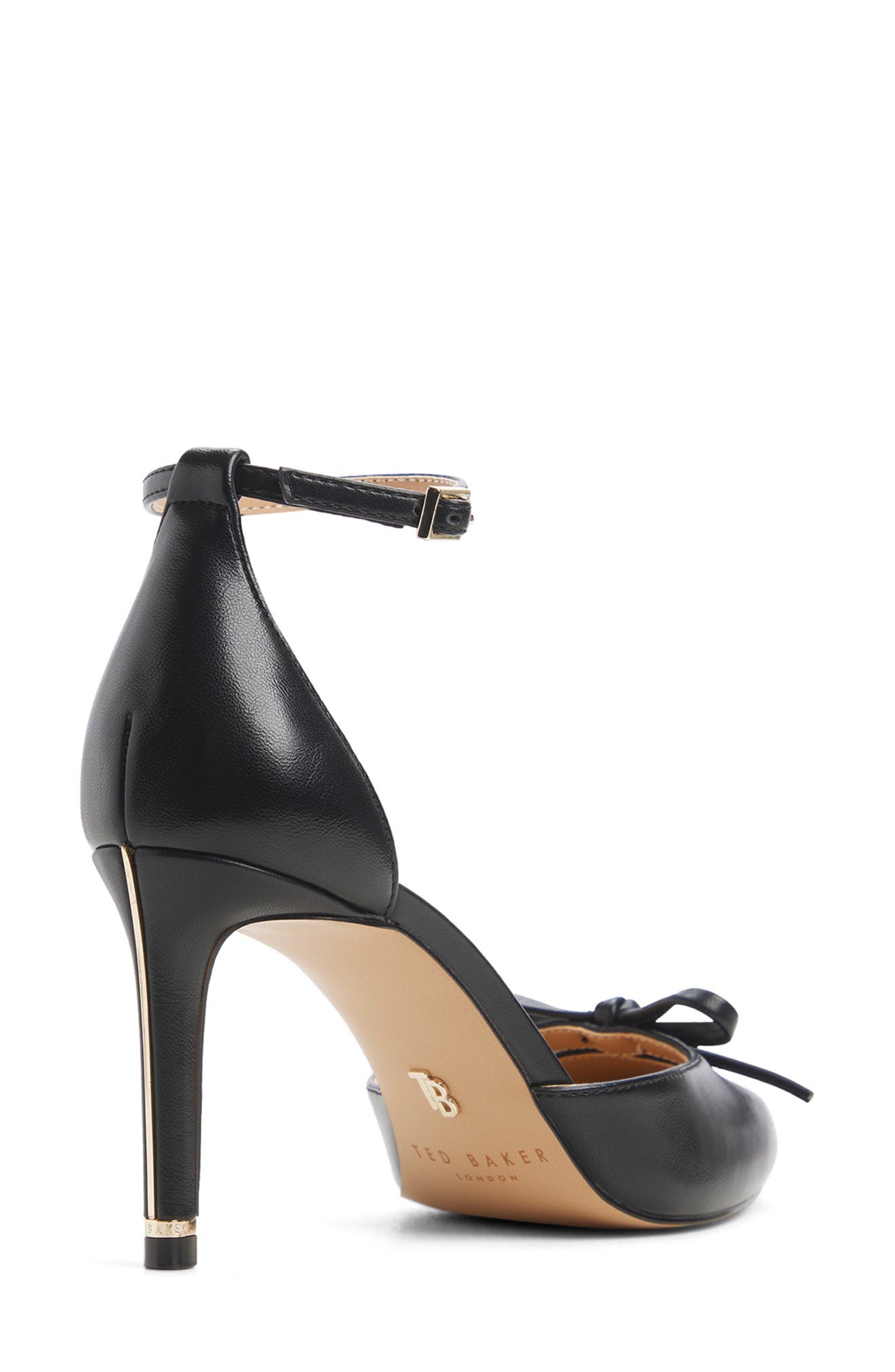 Dalia Faux Leather Pump, Alternate, color, SMOOTH BLACK
