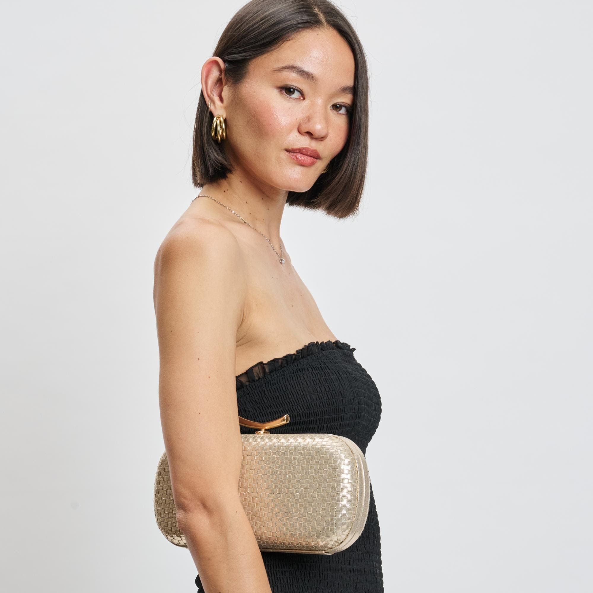 Victoria Evening Bag, Alternate, color, Gold
