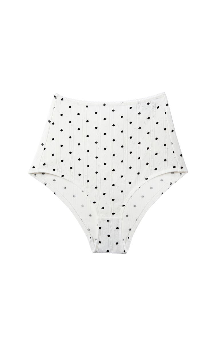 CUUP The Tap- Pointelle, Main, color, Salt Polka Dot