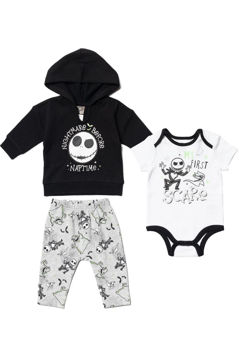 Nightmare Before Christmas Fleece Hoodie and Pants Set, Main, color, Black Jack Zero