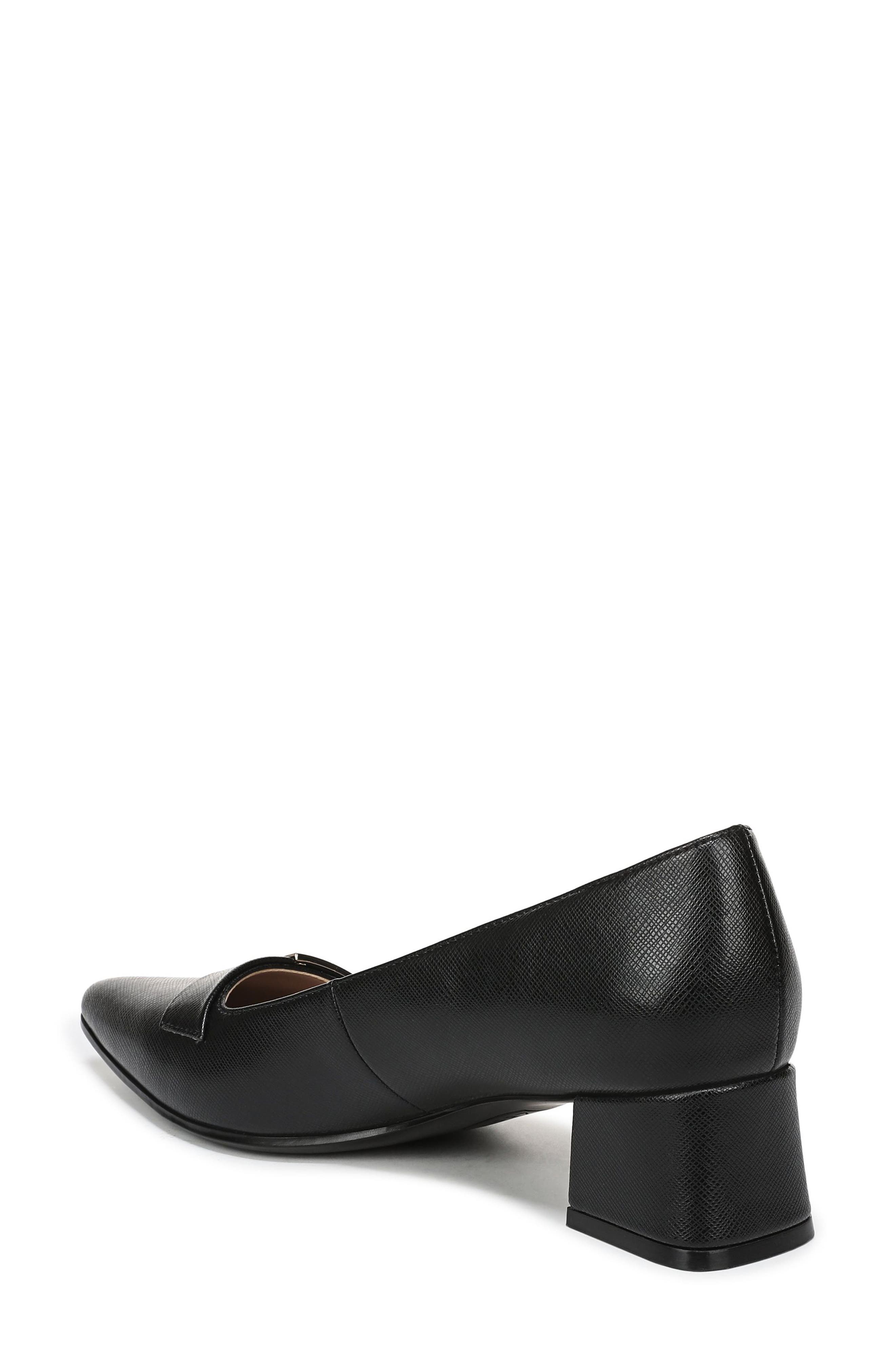 Avani Block Heel Pump - Wide Width Available, Alternate, color, BLACK FAUX LEATHER