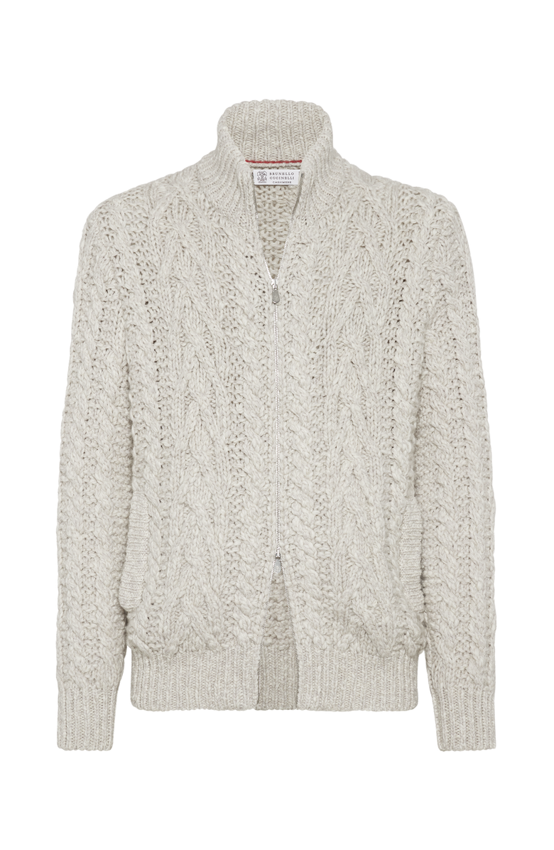 Brunello Cucinelli Cable knit cardigan, Main, color, 