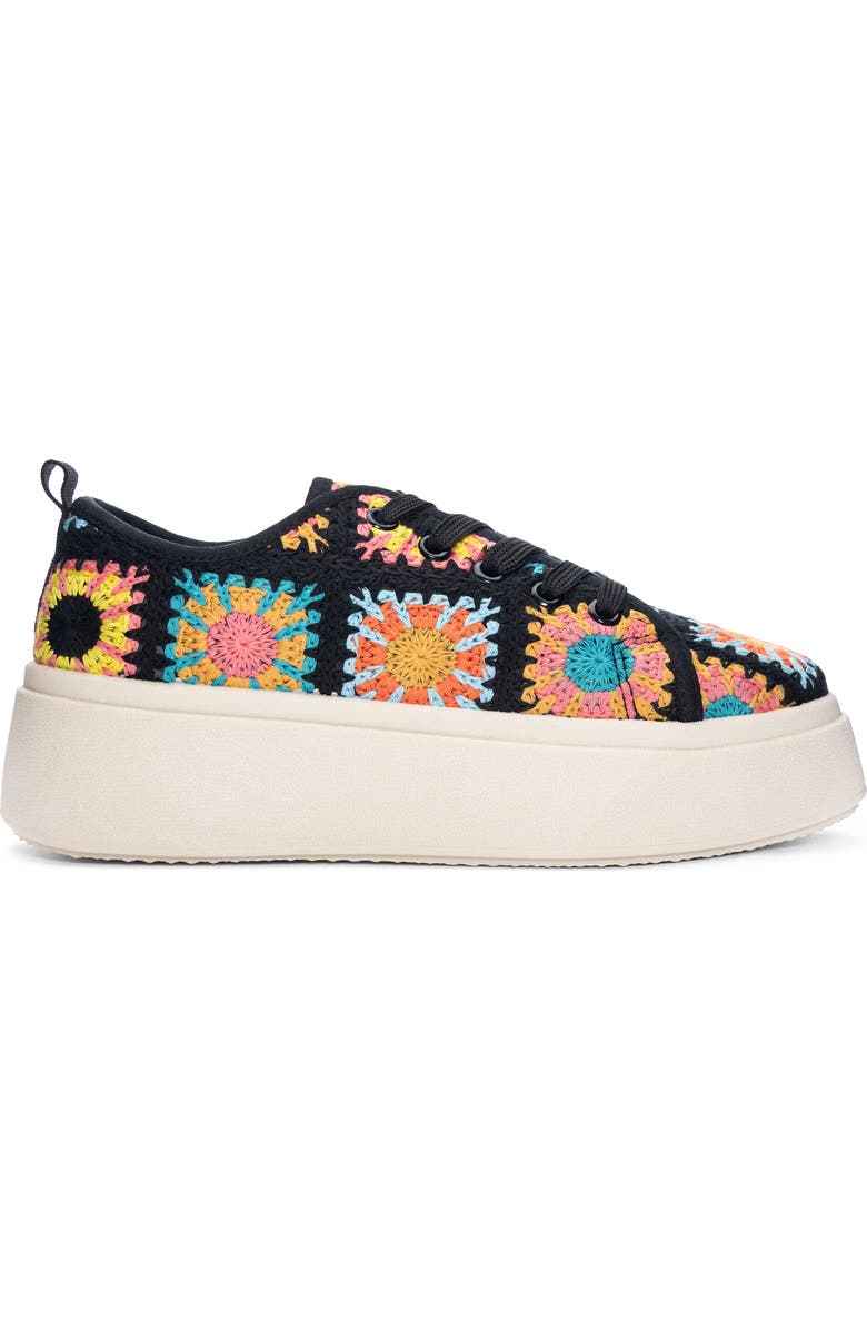 Dirty Laundry Rambling Crochet Platform Sneaker, Alternate, color,