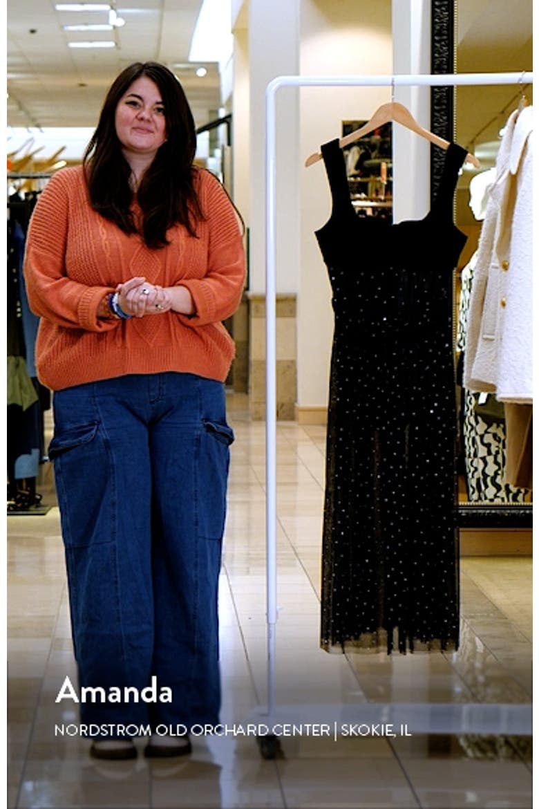 Lilah Diamante Midi Dress video