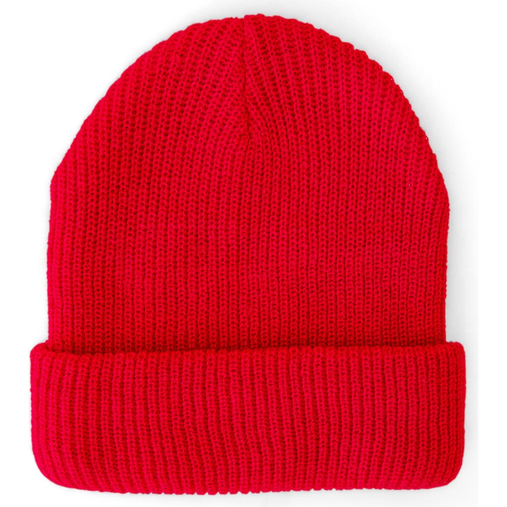 Sunshine Studios Billie Knit Beanie In Red