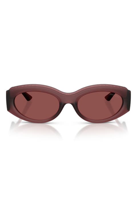 54mm Oval Sunglasses