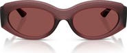 Jimmy Choo 54mm Oval Sunglasses